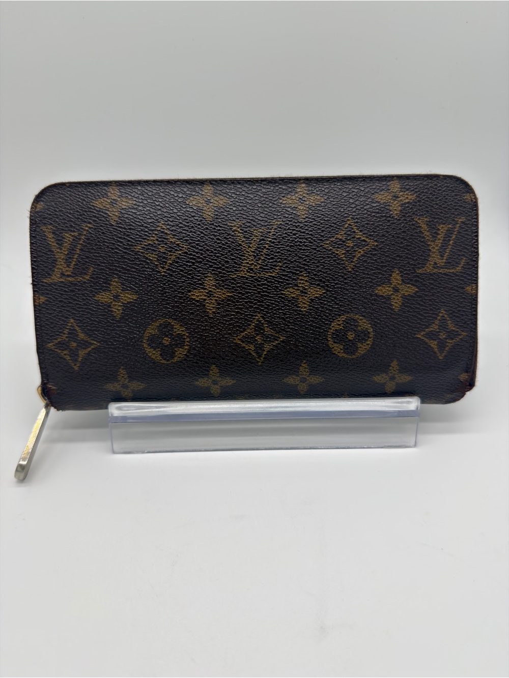 Louis Vuitton Classic Monogram Zip Around Wallet Brown LV Wallet Zippy